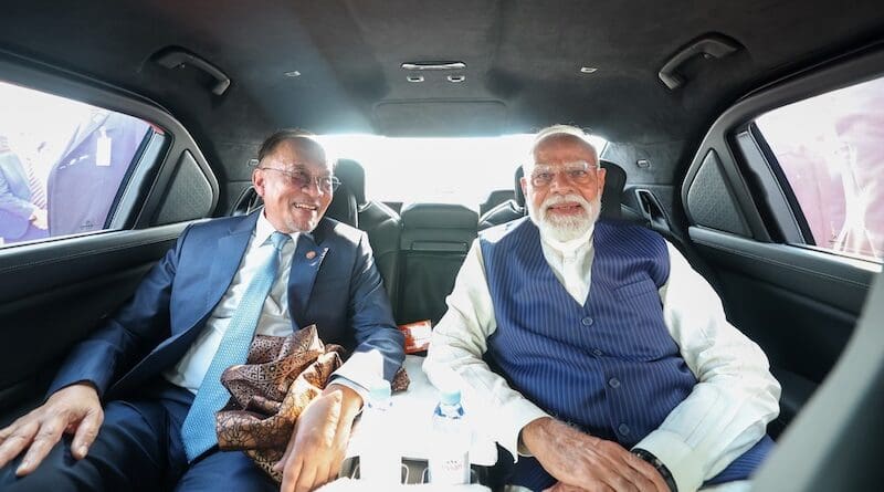 India's PM Narendra Modi with Malaysia's President Anwar Ibrahim on February 07, 2026. Photo Credit: India Prime Minister Office