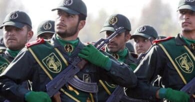 An undated photo of members of Iran's Revolutionary Guards Corps (IRGC). [X]