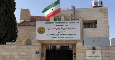 Somaliland Embassy in Jerusalem, Israel. Photo Credit: Social Media