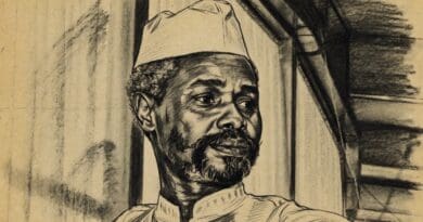Illustration of former Chadian dictator Hissène Habré. Source: Grok