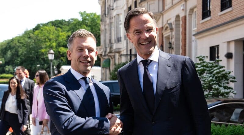 NATO Secretary General Mark Rutte with Prime Minister of Hungary, Péter Magyar. Photo Credit: NATO