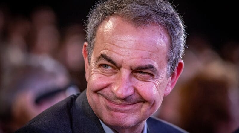 Spain's former PM José Luis Rodríguez Zapatero in 2023. Photo Credit: Ministerio de Cultura de la Nación, Wikipedia Commons