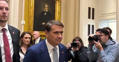 Acting Attorney General Todd Blanche appears at the U.S. Capitol in Washington, D.C., on May 21, 2026. (Photo by Shauneen Miranda/States Newsroom)