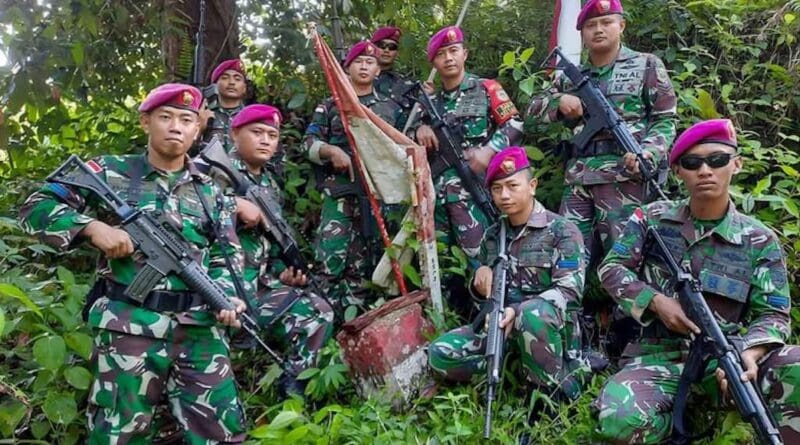 Indonesian Navy personnel prepare to conduct a border patrol. INDONESIAN NAVY