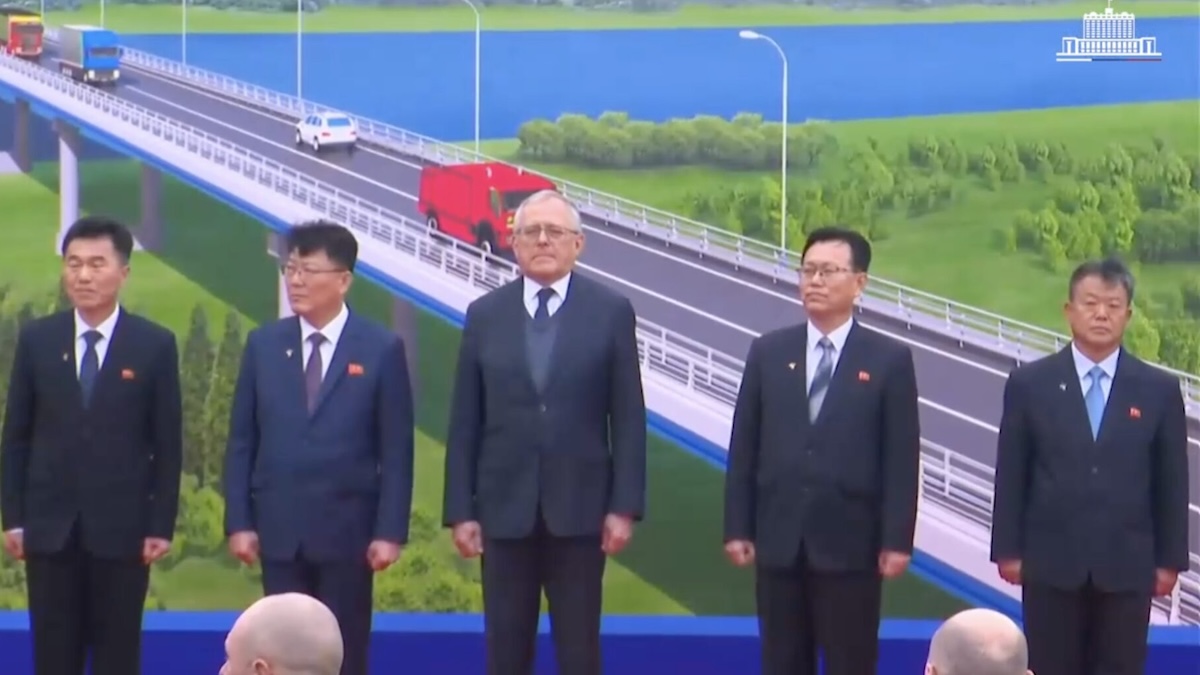 Satellite Imagery Shows New North Korea-Russia Bridge Nearing