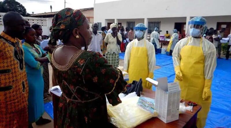 Lack of protective equipment exposes weaknesses in the Congolese health system, say health professionals in the DRC amid a deadly Ebola outbreak. Copyright: CDC Global