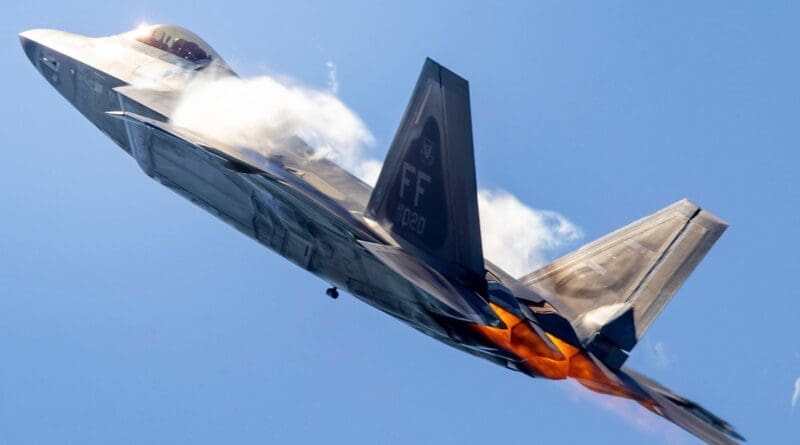 Pratt & Whitney’s F119, the world’s first fifth-generation fighter engine, has powered the F-22 Raptor for more than 20 years (Photo credit: U.S. Air Force).