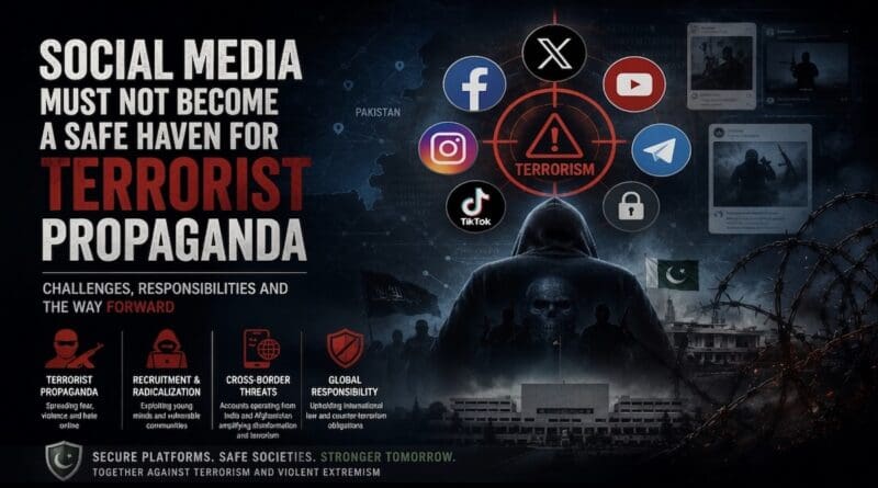 Social Media Must Not Become a Safe Haven for Terrorist Propaganda