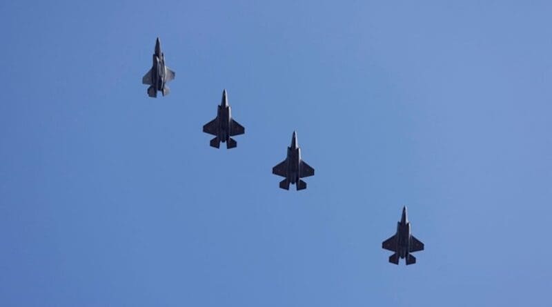 Japan Air Self Defense-Force F-35A Lightning II fighters conduct drills during the multinational Exercise Pitch Black 2026 in Australia. AUSTRALIAN DEFENCE DEPARTMENT